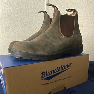 Blundstone Men's Rustic Brown Chelsea Boots